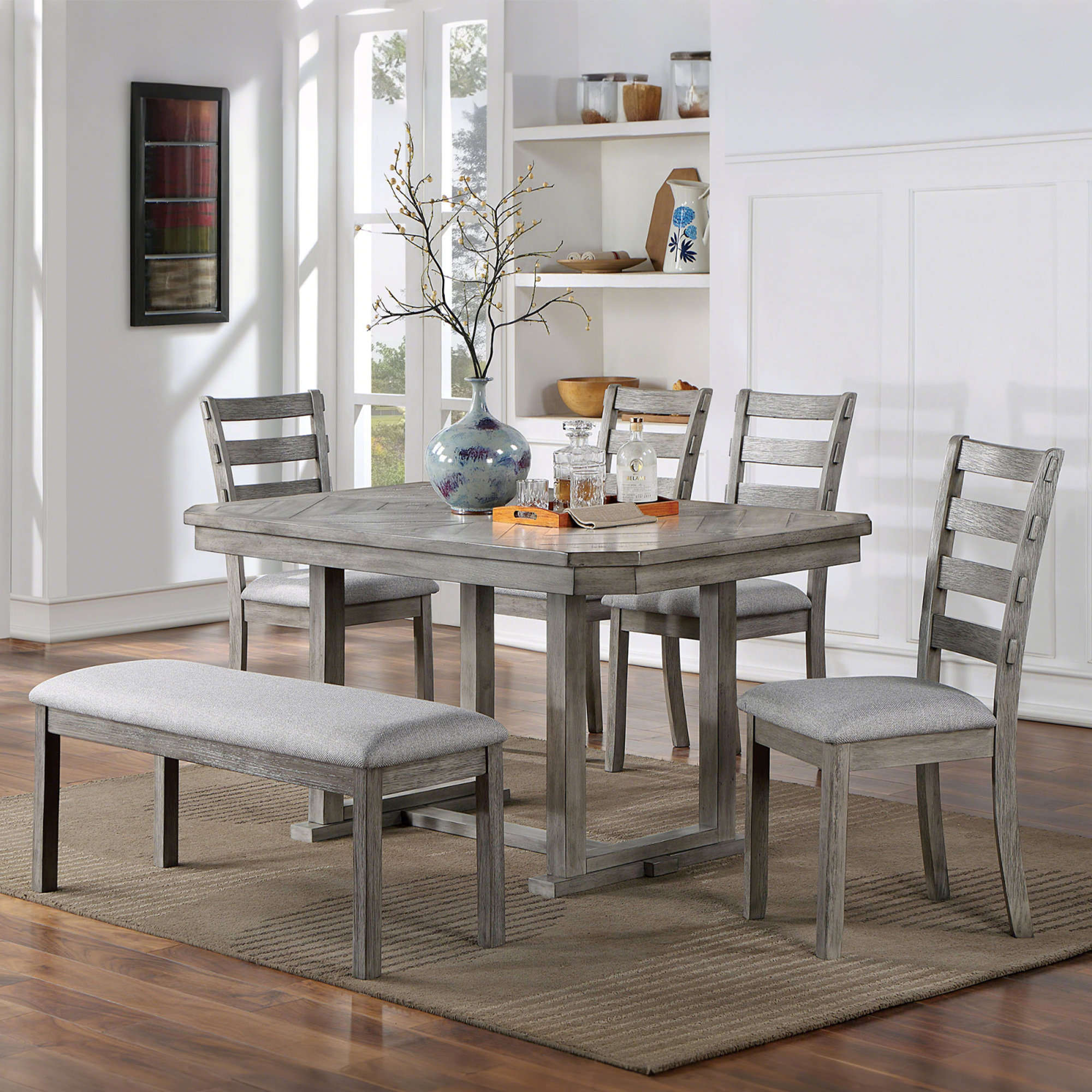 Rosalind Wheeler 6 - Piece Dining Table Set | Wayfair