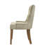 Chaise d'intérieur, ensemble de 2 chaises d'appoint, chaises capitonnées pour la maison