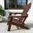 Upgraded Folding All-Weather HDPE Adirondack Chair With Dual Cup Holders, 37.8 In. Extra High Back & Reinforced Seat 2PCS-1167880173