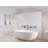 Hangiri 66.5'' x 36.4'' Soaking Solid Surface Bathtub