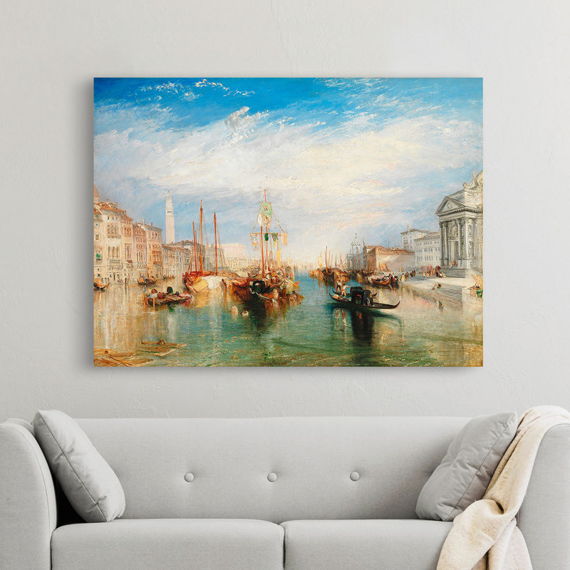 Venice, From The Porch Of Madonna Della Salute by William Turner - Wrapped Canvas Art Prints, 50cm H x 70cm W x 4cm D