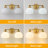 2-Light Opal Ribbed Glass Vanity Light Dimmable Bath Bar-1057847847