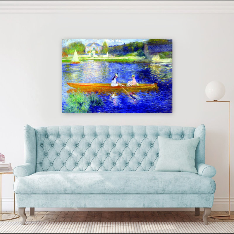 «La seine à Asnières», impression d'art classique, H 40 po x l 60 po