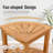 Nies 15.7'' W Wood Corner Shower Bench