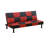 Adetola Single 64'' Faux Leather Convertible Sofa-893852423-805675036