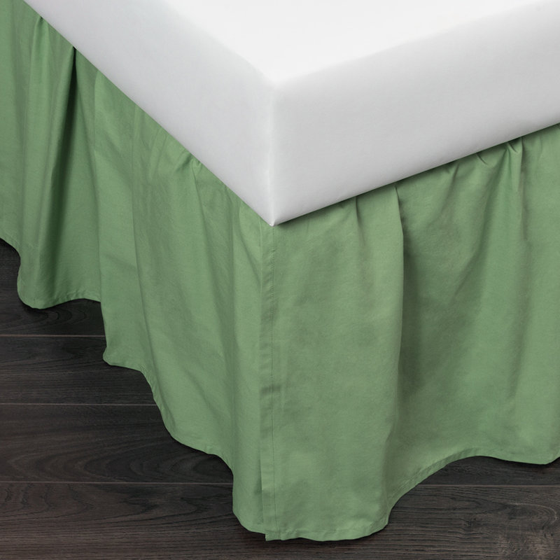 Brighton Ruffled Bed Skirt, Twin, Yellow