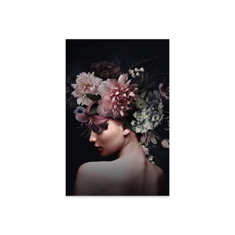 Femme florale V sur plastique / acrylique par Danilo De Alexandria, peinture