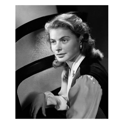 " Ingrid Bergman In The Studio "