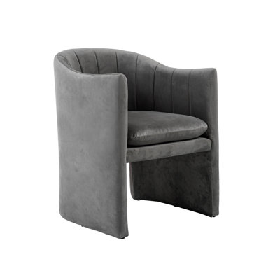 Fauteuil en velours Kidman