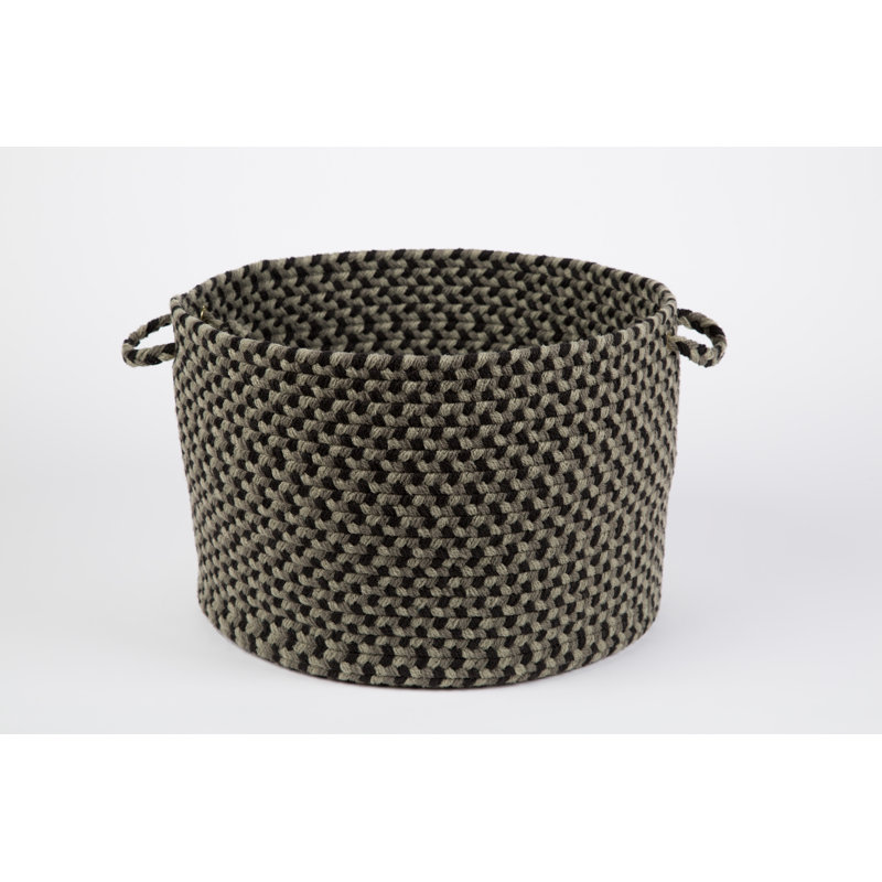 Panier Charlise, Vert forêt, H 12 po x l 18 po x P 18 po
