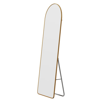Metal Arch Floor Mirror