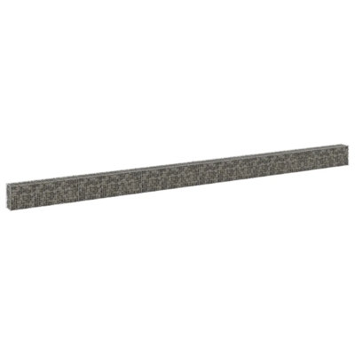 Gidget vidaXL Gabion Basket with Lids, Galvanized Steel Gabion Wall, High Load Capacity