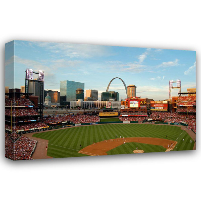 Busch Stadium, 16" H x 24" W