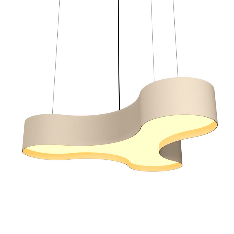 Trevo 1 - Light LED Pendant, Organic Cappuccino