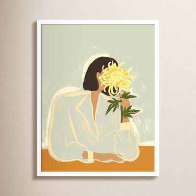 Parkston "Lady with Chrysanthemum" Print