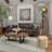 Staley 71'' Mahogany Tripod Floor Lamp