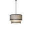 36" Wide Cilindro Textrene Two Tier Pendant