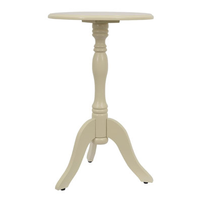  24" Round Pedestal Accent Side Table