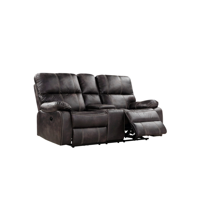 Causeuse inclinable électrique Naemi, Gris