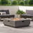 SQUARE Iron FIRE PIT-50 000 BTU
