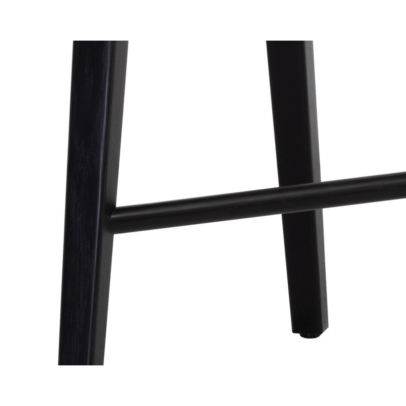 Dominic Counter Stool - Black, Counter Stool (26.5" Seat Height), Black