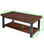 Table basse avec rangement frame