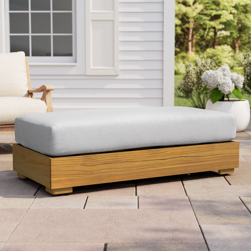 Aniston Teak Outdoor Ottoman