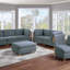 Meuble de salon avec repose-pieds en acier Dorris-1314777621