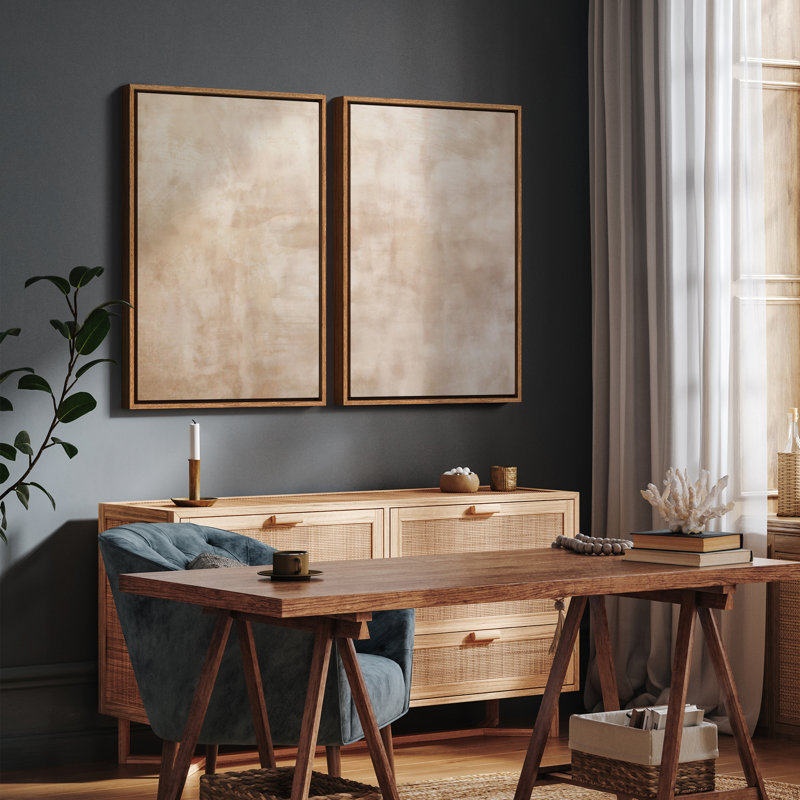 Art mural rétro encadré Fine Art Antique Classic pour chambre à coucher - 16 po x 24 po, Naturel, H 24 po x l 16 po