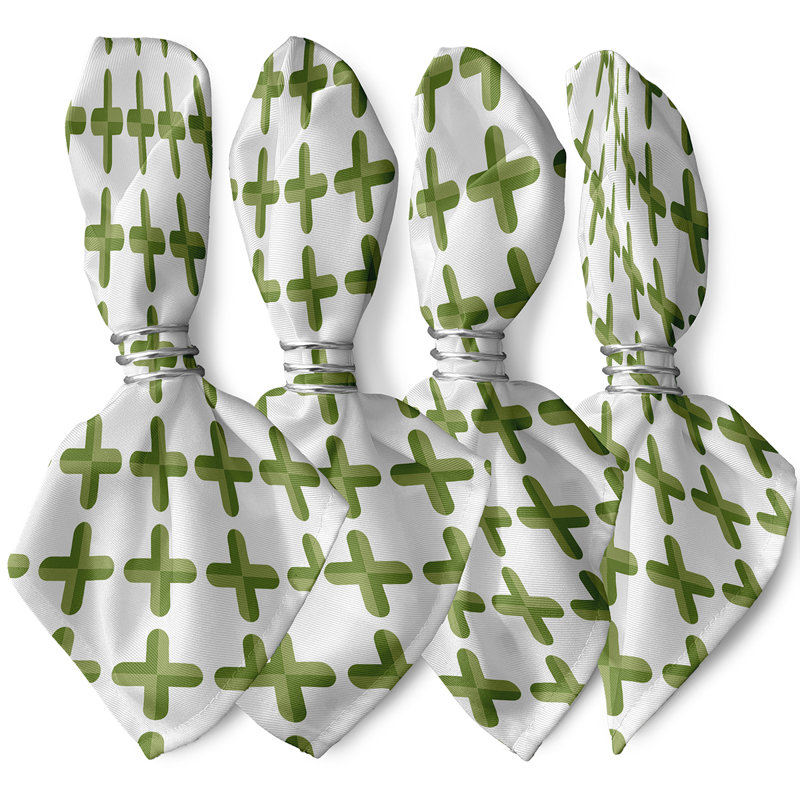 Serviette 4 pièces Ferrier, Vert