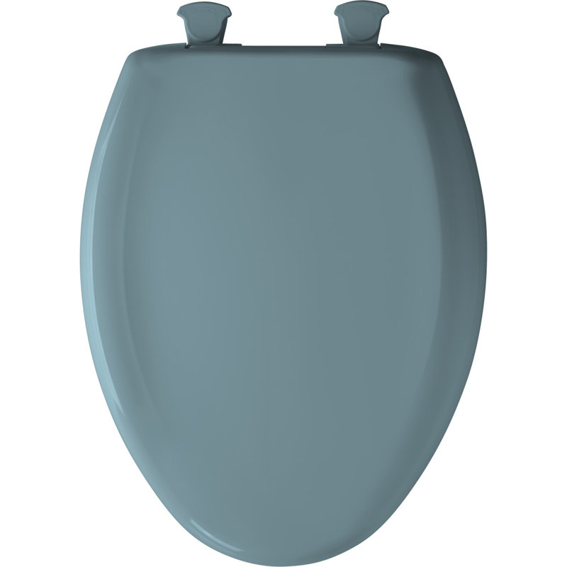 Elongated Toilet Seat and Lid, Classic Turquoise