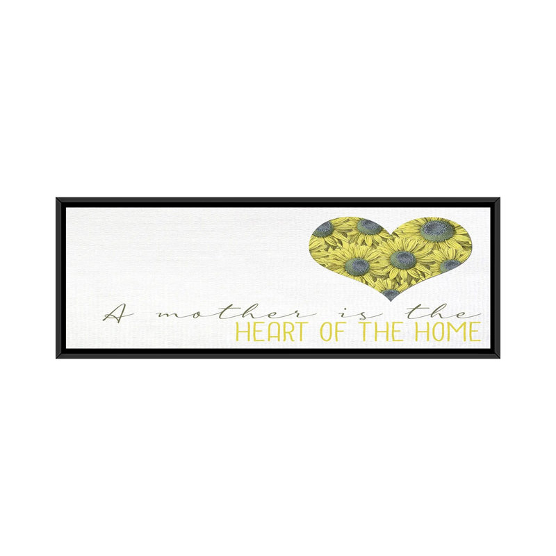 Heart Of The Home by Kimberly Allen - Floater Frame Print on Canvas, Black Framed, 121.92 cm H x 40.64 cm W