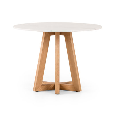 Creston Round Marble Dining Table