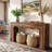 63" Long  Farmhouse Console Table-1040953868