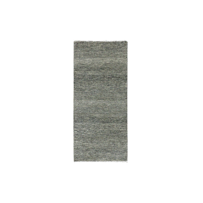 Tapis de couloir 100% laine nouée à la main gris colombe 2 pi 6 po x 5 pi 10 po 8C7589F22FF84A3CB0B966DD28C778B4