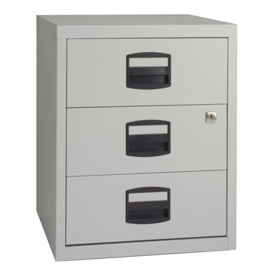 41.3 cm W 3 -Drawer Solid Wood Filing Cabinet