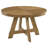 Brown Oak And Beige 5-Piece Dining Table Set