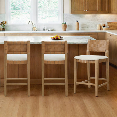 Solid Wood Counter Stool