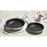 Le Creuset Classic Stainless Steel Set Of 2 Nonstick Fry Pans