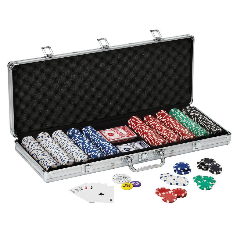 Fat Cat Texas Hold'em Table and Poker Chip Set
