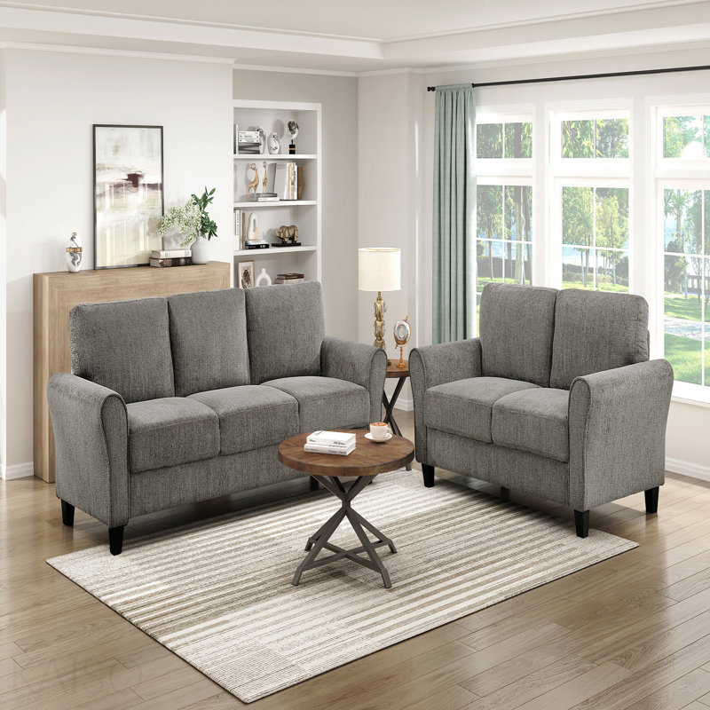 Meuble de salon Classic Comfort, H 34,5 po x l 58 po x P 34 po, Chenille brun