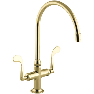 Essex Single-Hole Kitchen Sink Faucet with 9" Gooseneck Spout