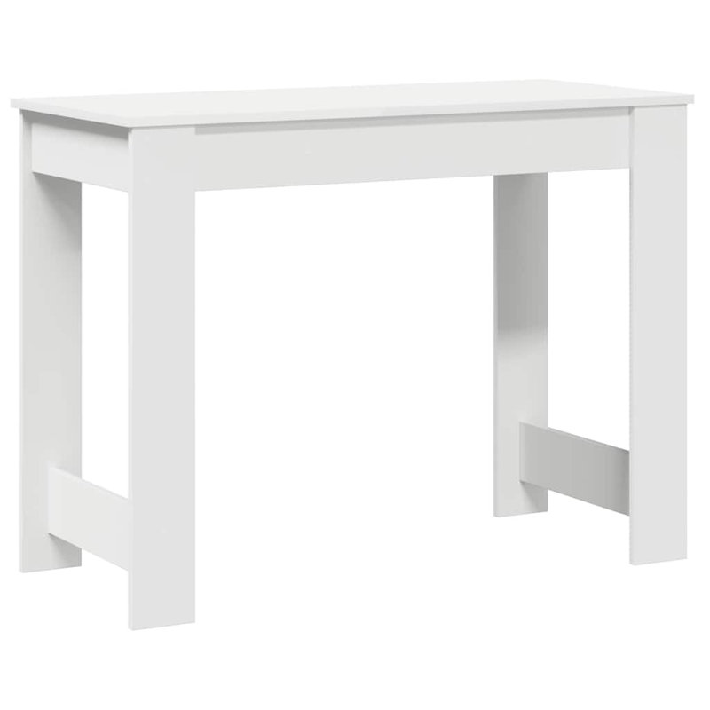 Desk 100X45x75 Cm Engineered Wood, White