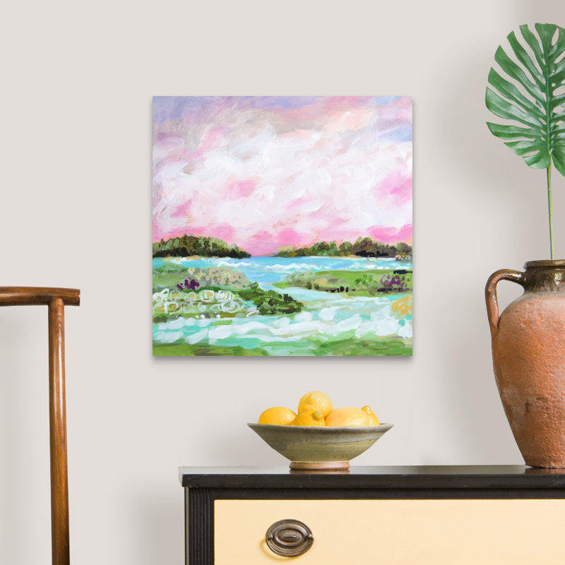 Surfscape VIII par Karen Fields - reproduction d'art, Toile tendue, H 20 po x l 20 po x P 1,25 po