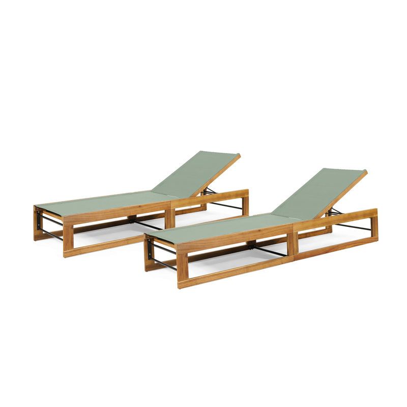 MIA CHAISE LOUNGE (Set Of 2), 2, Mint Green