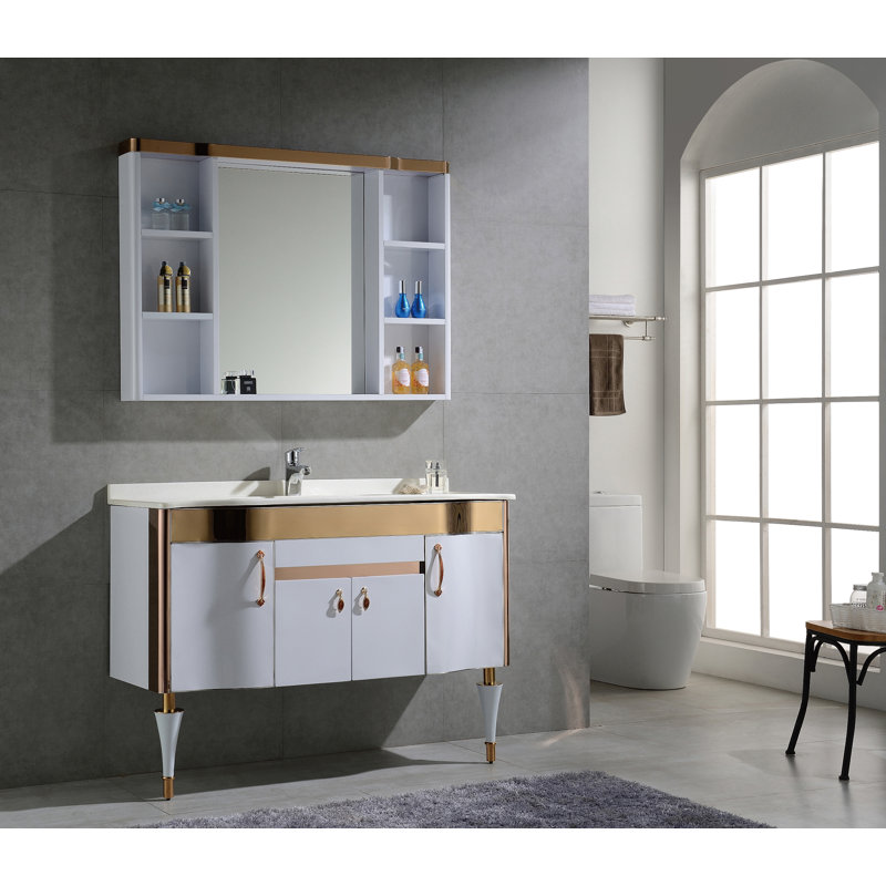 Donatello 46.5'' W Mirrored Medicine Cabinet