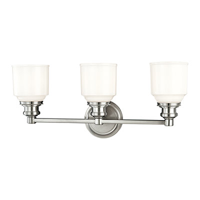 Windham 3 - Light Bath Bar, Polished Nickel