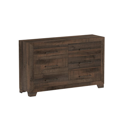 Commode brune à 6 tiroirs