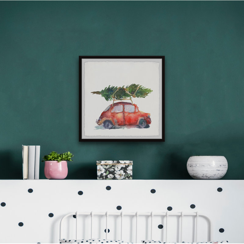 Starting The Holidays - Single Picture Frame Painting, 61cm H x 61cm W x 3.81cm D