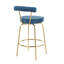 Tabouret de comptoir pivotant 25,5 po Kayson-383255567